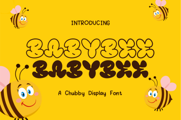 Babybee: A Chubby, Joyful Display Font for Editorial Warmth
