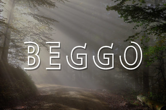 Beggo: A Modern Display Font That Elevates Handmade Design