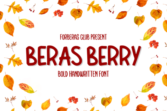 Beras Berry: A Playful Display Font That Elevates Small Business Branding