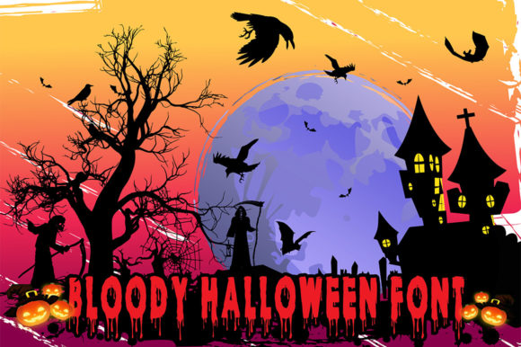 Bloody Halloween Font: A Spooky-Perfect Display Typeface for Your Brand