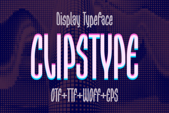 Clipstype: A Techno Display Font for Modern Web Design