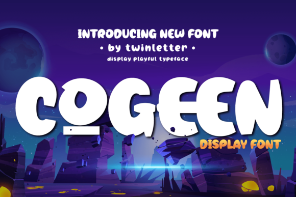 Cogeen: A Playful Display Font That Makes Your Campaign Pop