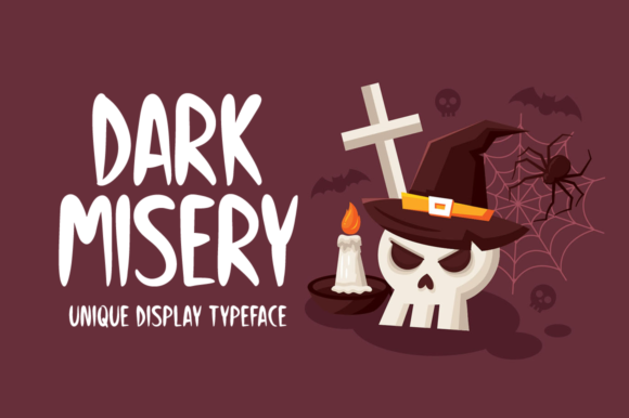 Dark Misery: A Spooky Display Font That Sets the Mood