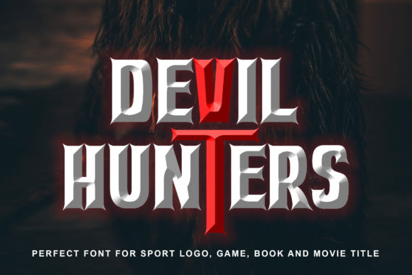 Devil Hunters: A Bold, Warm Display Font for Editorial Moments