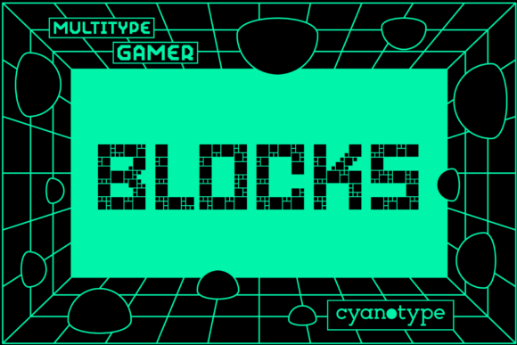 Gamer Blocks: A Pixel-Perfect Display Font for Editorial Play