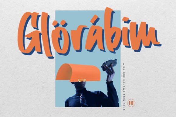 Glorabim Display Font for Handmade & Shop Products