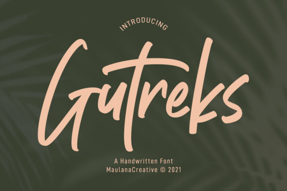 Gutreks: A Display Font That Makes Your Campaigns Instantly Readable