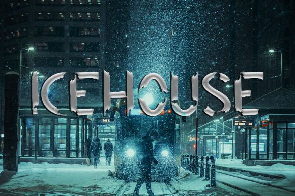 Icehouse: A Bold, Cool Display Font for Handmade Creators