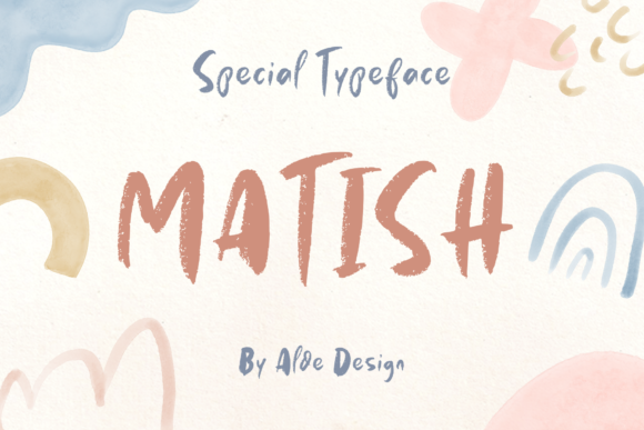 Matish: A Rustic Display Font for Handmade Brands