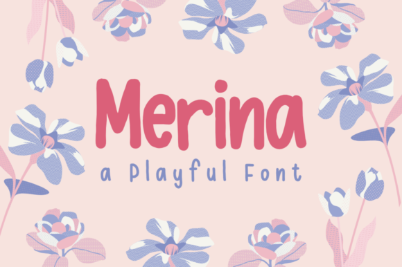 Merina: A Playful Paint-Brushed Display Font That Feels Handmade, Not Overworked