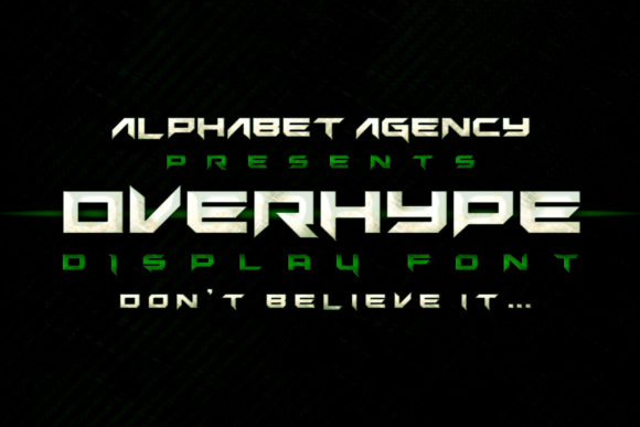 Overhype: A Bold Display Font That Elevates Real Small Business Branding