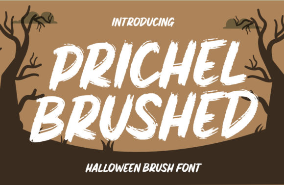 Prichel Brushed: A Display Font for Editorial Edge