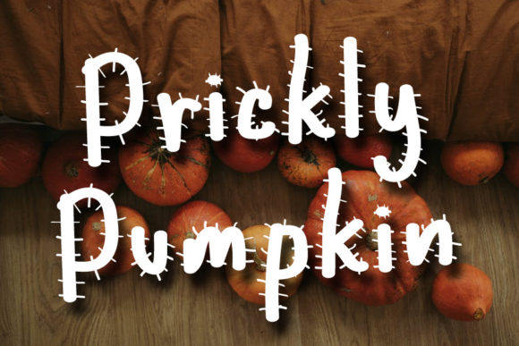 Prickly Pumpkin: A Display Font That Makes Your Headlines Stick