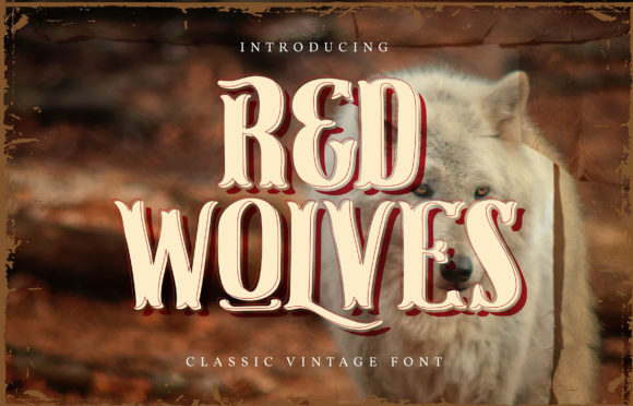 Red Wolves Font: A Bold Display Typeface That Commands Attention