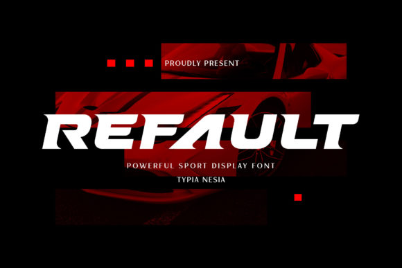 Refault: A Bold Display Font That Elevates Real Business Branding