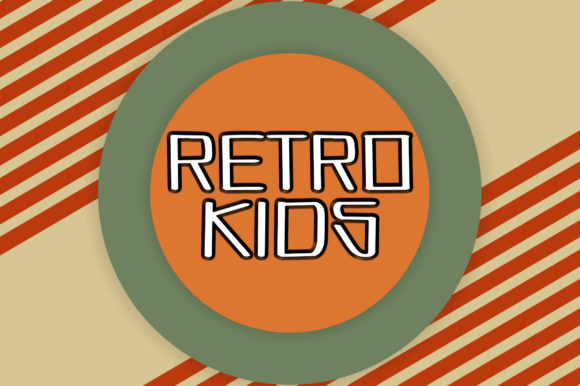 Retro Kids: A Playful Display Font for Modern Brand Identity