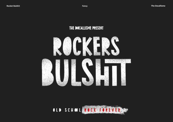 Rocket Bulshit: A Bold Display Font That Elevates Real Branding