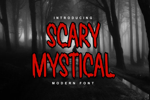 Scary Mystical: A Spooky Display Font That Delivers Digital Charm