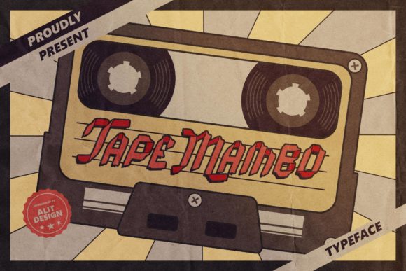 Tape Mambo: A Vintage Display Font That Elevates Digital Branding