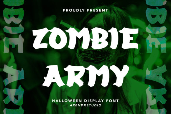 Zombie Army: A Display Font That Grabs Attention—Not Just for Halloween